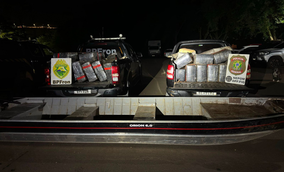 PMPR apreende 1,6 tonelada de maconha; prejuízo ao crime passa de R$ 3,3 milhões
