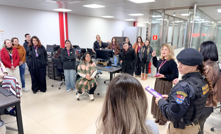 Mulher Segura promove ação de conscientização para colaboradores da empresa Frimesa em Medianeira 