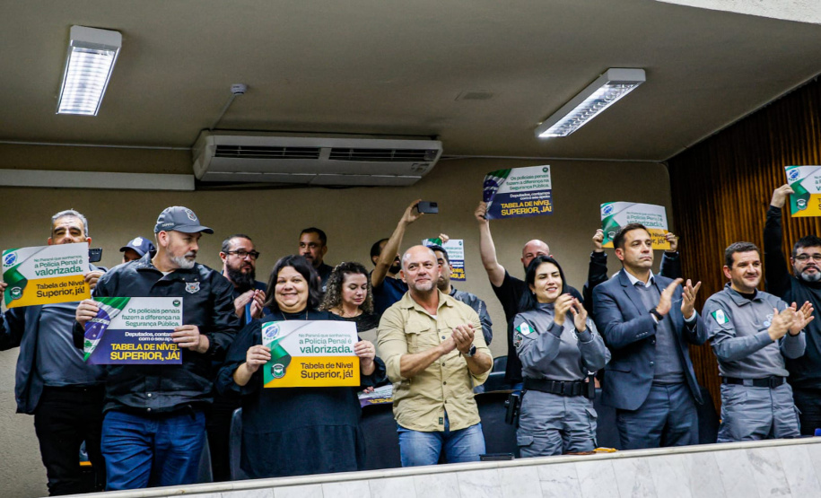 Aprovado projeto de lei que promove isonomia da Polícia Penal do Paraná com demais forças