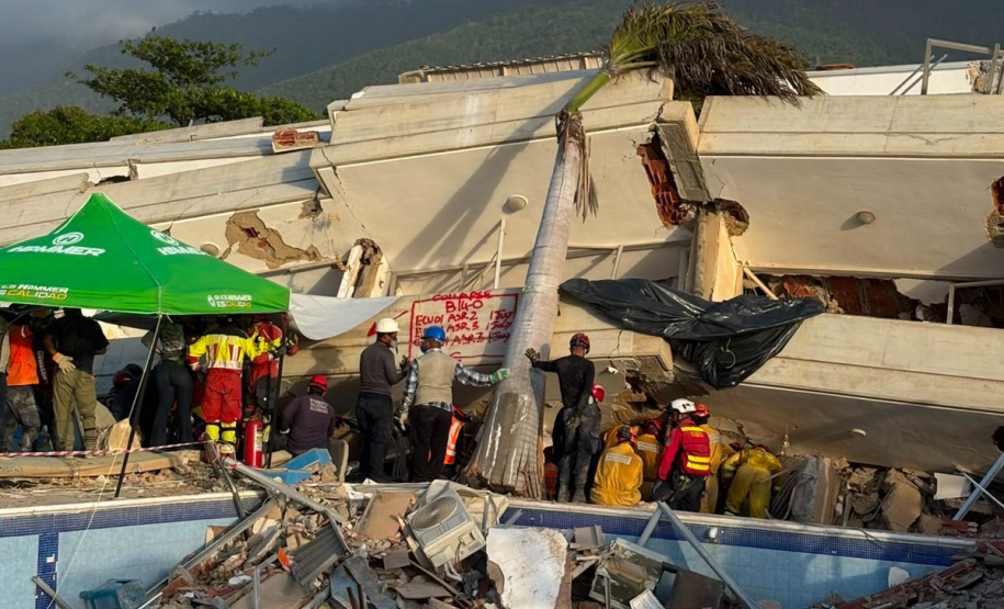 Venezuela: Brasil mantém força-tarefa dos bombeiros em busca de sobreviventes a dois dias do fim da janela de resgate