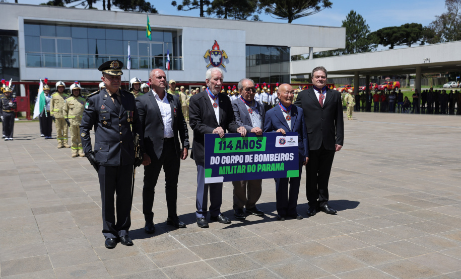 Corpo de Bombeiros Militar do Paraná celebra 114 anos em solenidade comemorativa