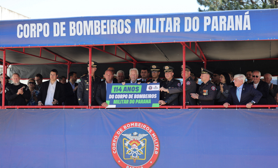 Corpo de Bombeiros Militar do Paraná celebra 114 anos em solenidade comemorativa