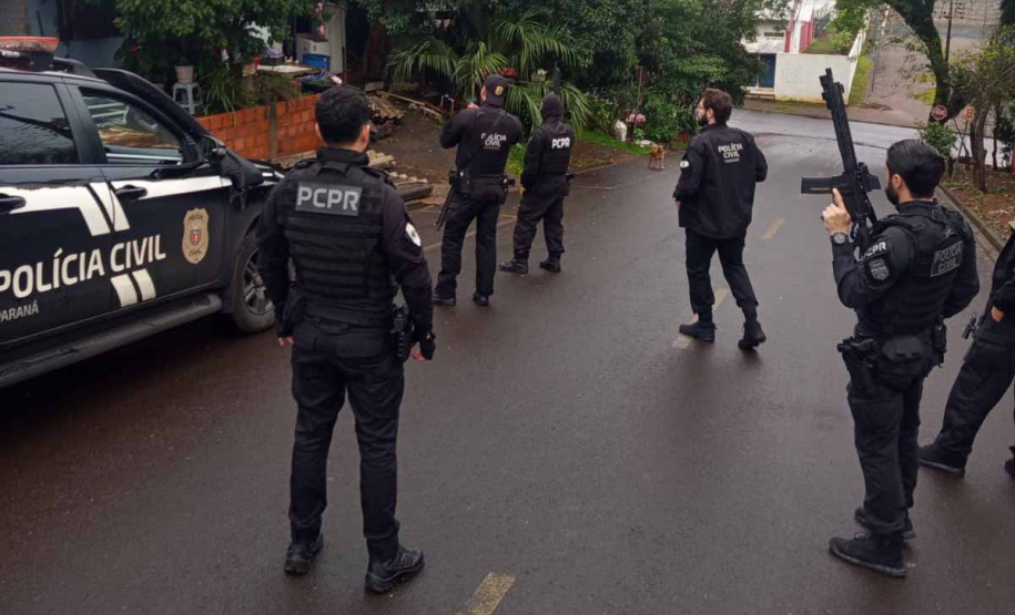 PCPR prende 106 pessoas em megaoperação contra grupo criminoso em três estados