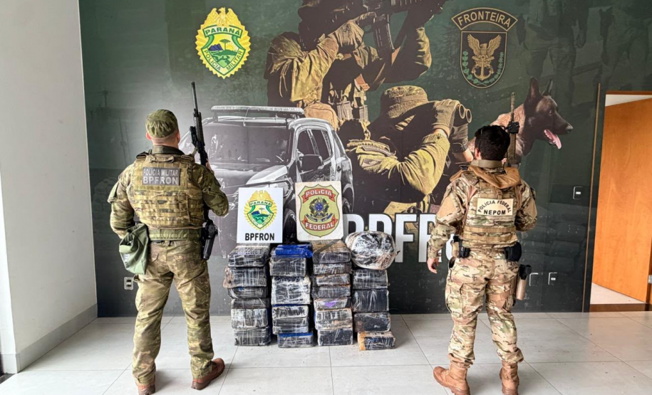PMPR e PF prendem homem e apreendem 320 quilos de maconha em Assis Chateaubriand