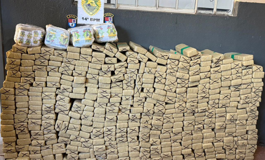 Apreensões de maconha crescem 228% em dez anos na região de fronteira do Paraná