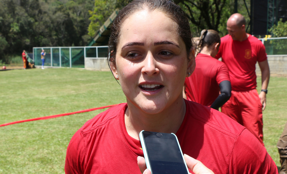 11-10-2019 No Limite corpo de Bombeiros. São José dos Pinhais, 11 de outubro de 2019. No Limite corpo de Bombeiros. Foto: entrevista Sd Debora.