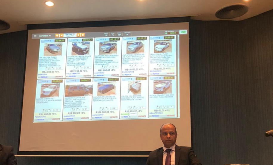 Leilão de veículos arrecada R$ 247 mil para o combate ao tráfico -