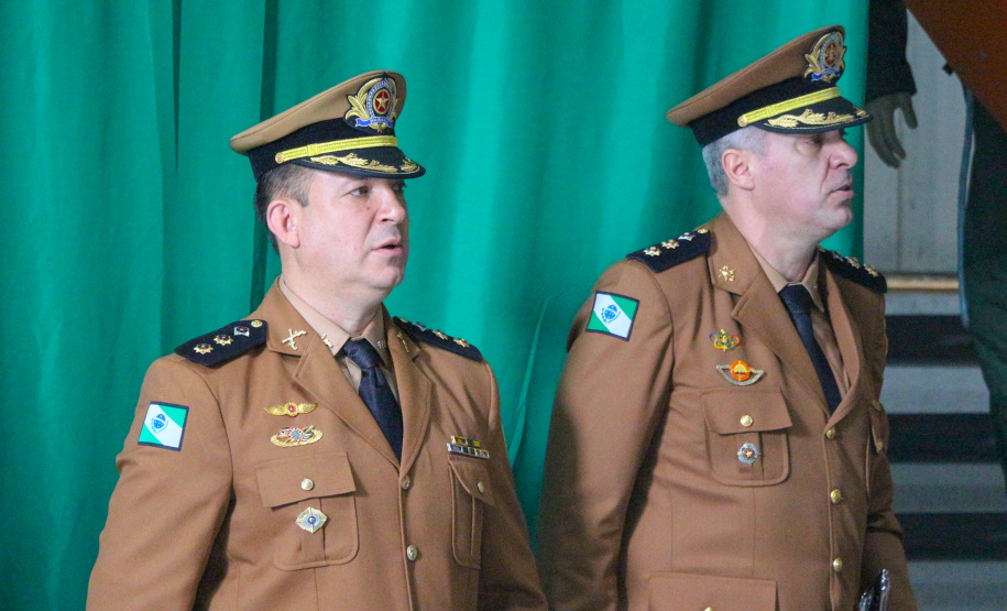 Curitiba, 17 de Outubro de 2019. Passagem de Comando BPMOA. Foto: Ten Cel Roberto Sampaio Araujo e Ten Cel Julio Cesar Pucci dos Santos.