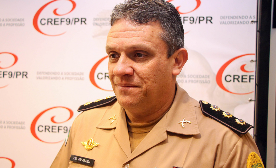 Curitiba, 18 de Outubro de 2019. Solenidade de Formatura do Curso de Defesa Pessoal - Turma 2019. Foto: Coronel Ronaldo de Abreu, Comandante da APMG.