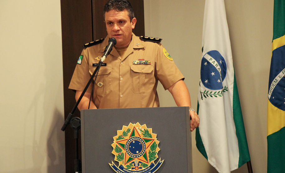 Curitiba, 18 de Outubro de 2019. Solenidade de Formatura do Curso de Defesa Pessoal - Turma 2019. Foto: Cel. QOPM Ronaldo de Abreu, Comandante da APMG.