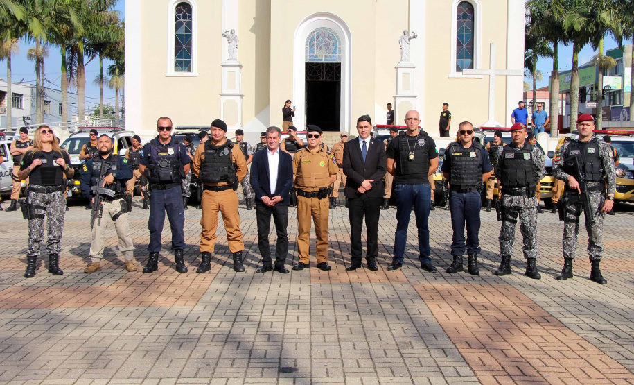 São José dos Pinhais, 22 de outubro de 2019. Operação Frente Brasil. Foto: Representantes dos Órgãos participantes da Operação.