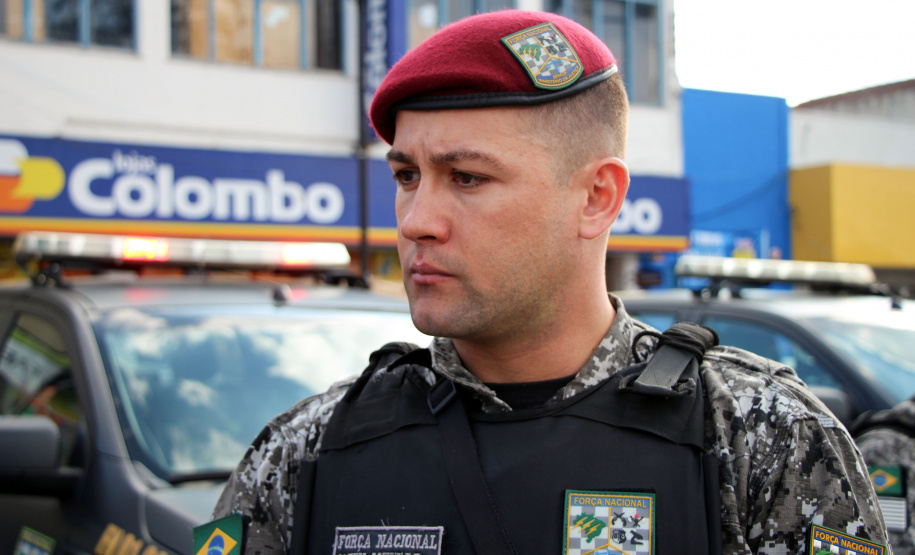 São José dos Pinhais, 22 de outubro de 2019. Operação Frente Brasil. Foto: Tenente Schwarz, Força Nacional.