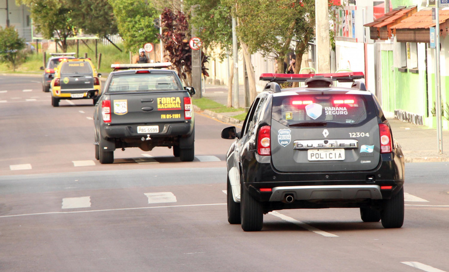São José dos Pinhais, 22 de outubro de 2019. Operação Frente Brasil.