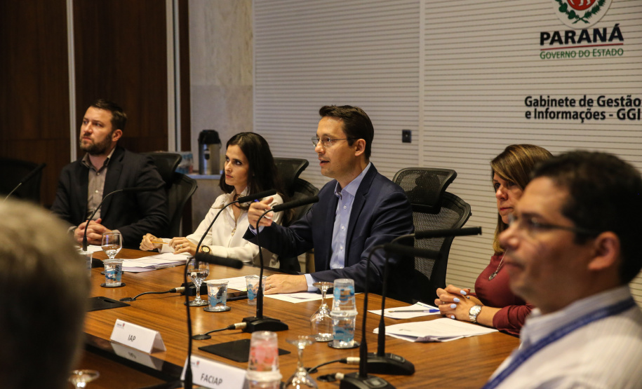 Reunião no Palácio Iguaçu. 22/10/2019 - Foto: Geraldo Bubniak/AEN
