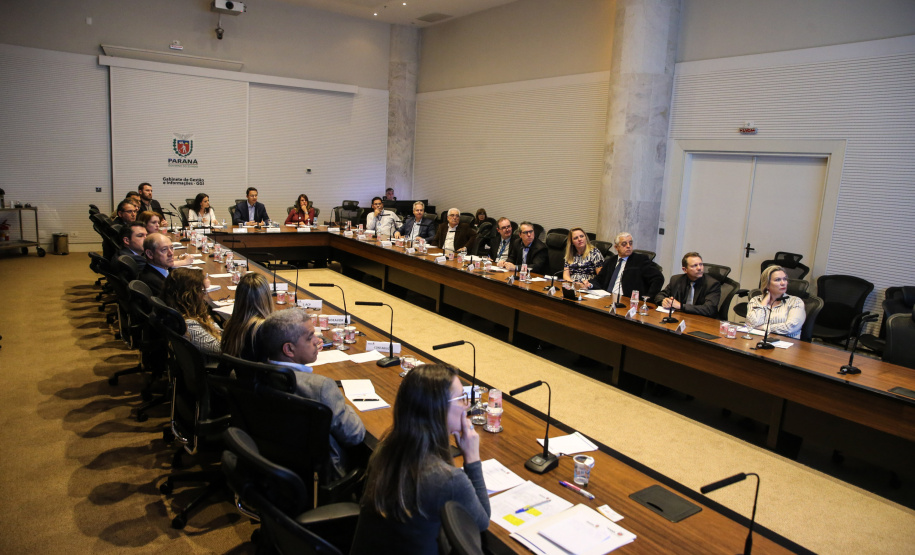 Reunião no Palácio Iguaçu. 22/10/2019 - Foto: Geraldo Bubniak/AEN