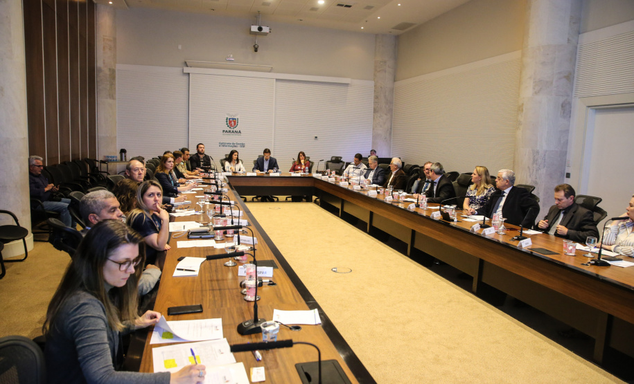 Reunião no Palácio Iguaçu. 22/10/2019 - Foto: Geraldo Bubniak/AEN