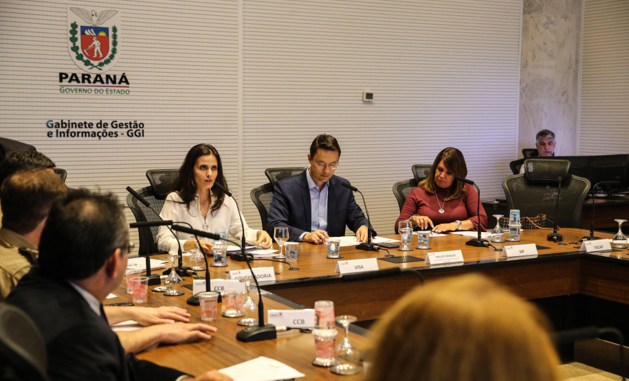 Reunião no Palácio Iguaçu. 22/10/2019 - Foto: Geraldo Bubniak/AEN