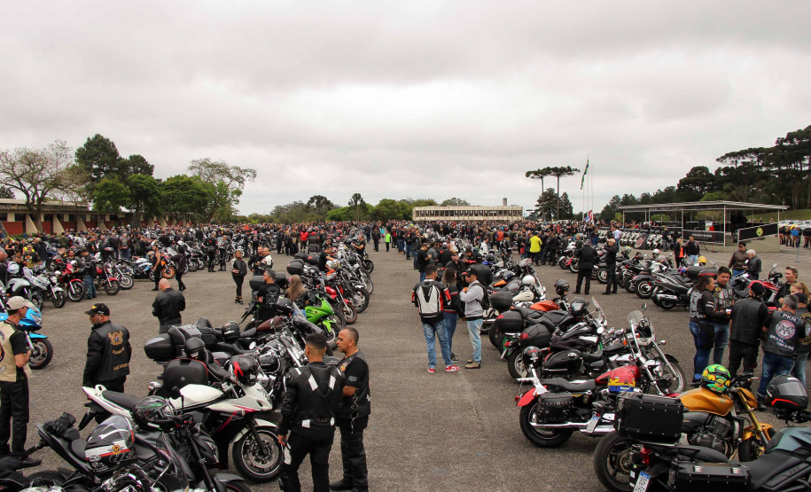 São José dos Pinhais, 25 de outubro de 2019.  3º Passeio Motociclístico do BOPE.