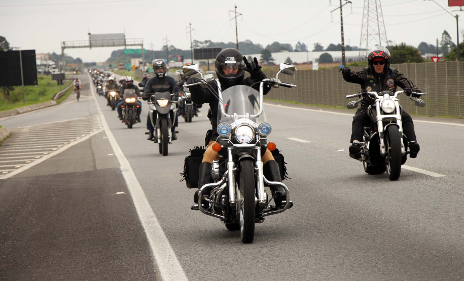 São José dos Pinhais, 25 de outubro de 2019.  3º Passeio Motociclístico do BOPE.