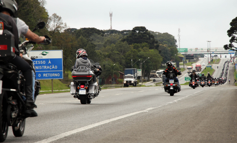 São José dos Pinhais, 25 de outubro de 2019.  3º Passeio Motociclístico do BOPE.