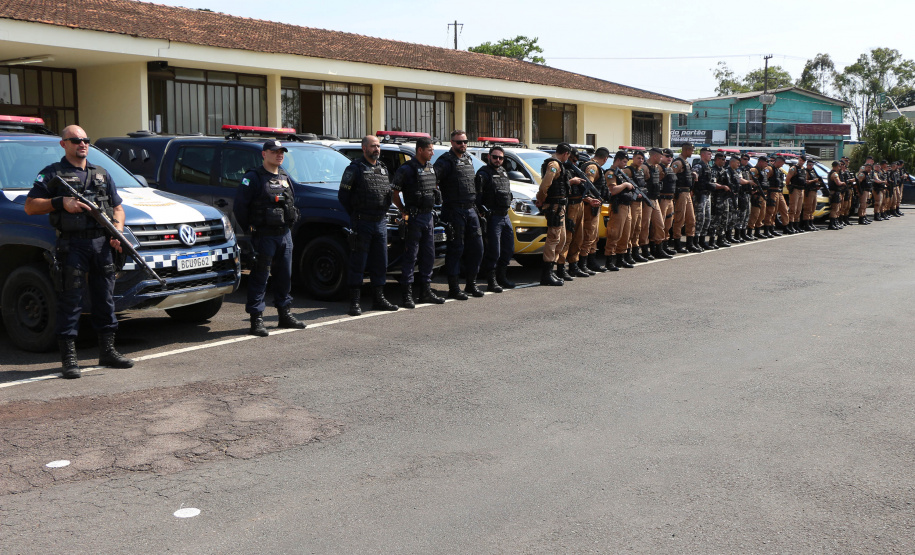 São José dos Pinhais, 29 de outubro de 2019.  Operação Integrada 17°BPM.