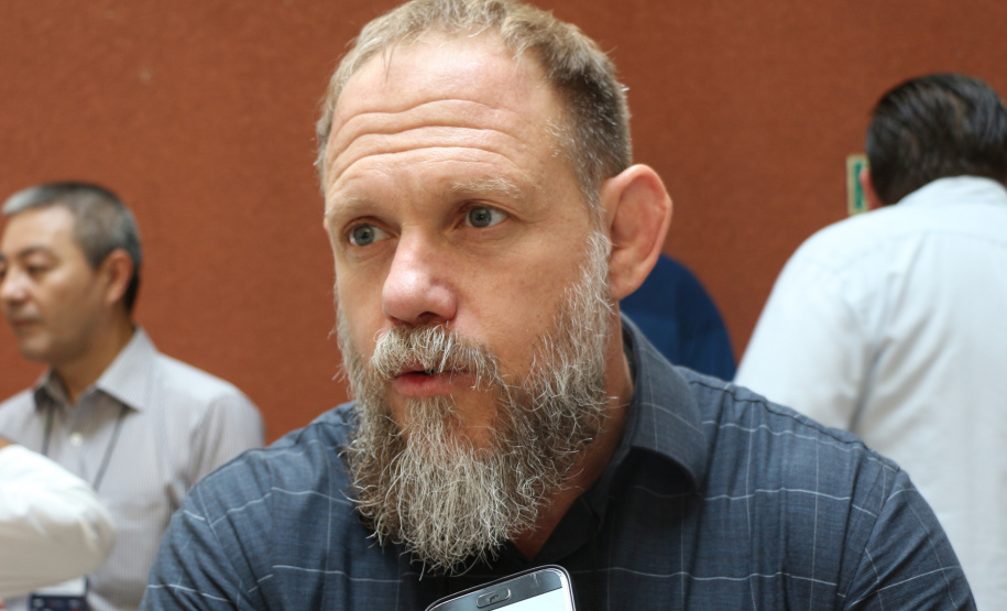 Foz do Iguaçu, 31 de outubro de 2019. GGoverno 5.0. Foto: entrevista Delegado Geral da Policia Civil Silvio Jacob Rochemback.