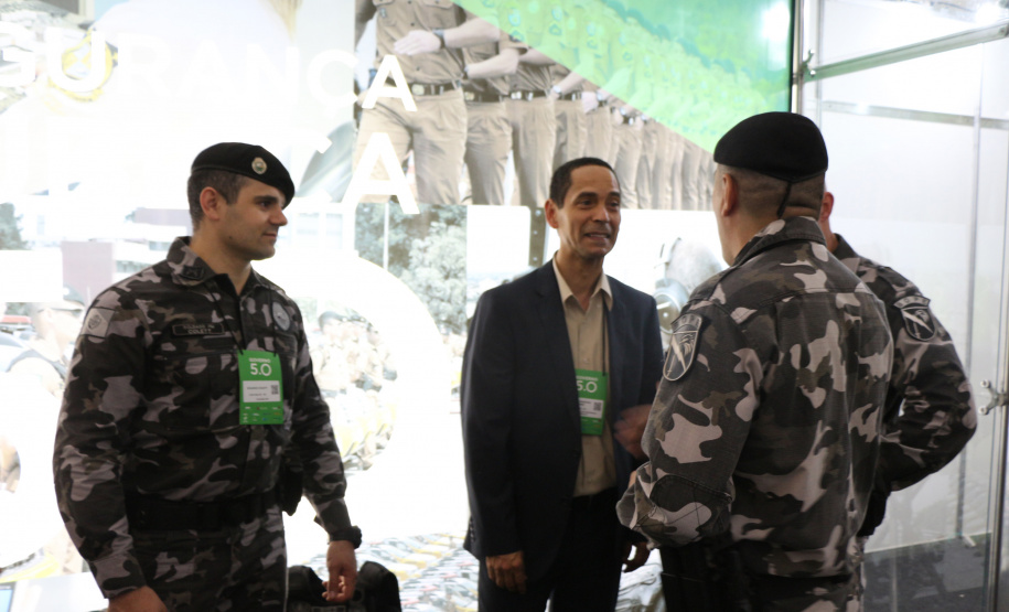 Foz do Iguaçu, 31 de outubro de 2019. Governo 5.0. Foto: Secretario de Segurança do Estado do Parana Cel Marinho e Policiais do Bope.