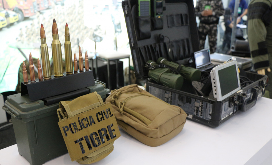 Foz do Iguaçu, 31 de outubro de 2019. Governo 5.0. Foto: equipamentos usados pelo Grupo Tigre.