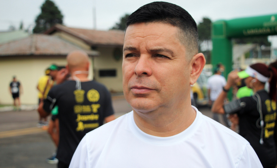 São José dos Pinhais, 03 de novembro de 2019. Desafio 10 KM do 17º BPM. Foto: Ten Cel QOPM Renato de Oliveira Ribas Filho, Comandante do 17º BPM.