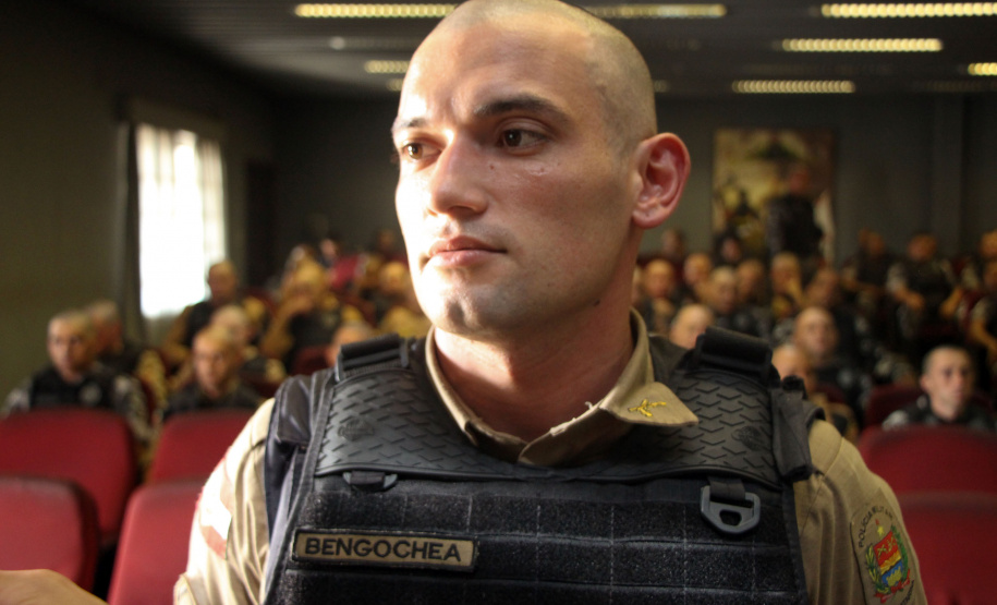 Curitiba, 05 de novembro de 2019. Aula Inaugural do Curso de Rondas Ostencivas de Natureza Especial.