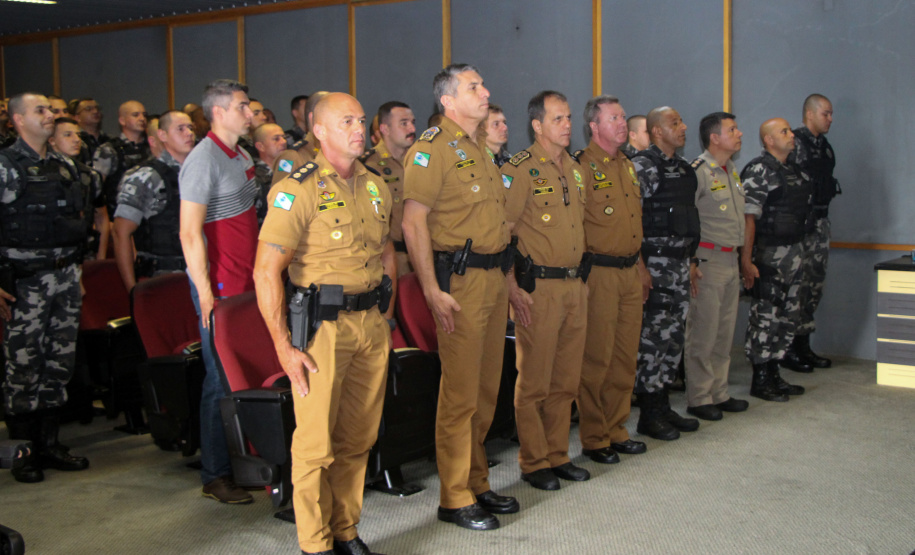 Curitiba, 05 de novembro de 2019. Aula Inaugural do Curso de Rondas Ostencivas de Natureza Especial.