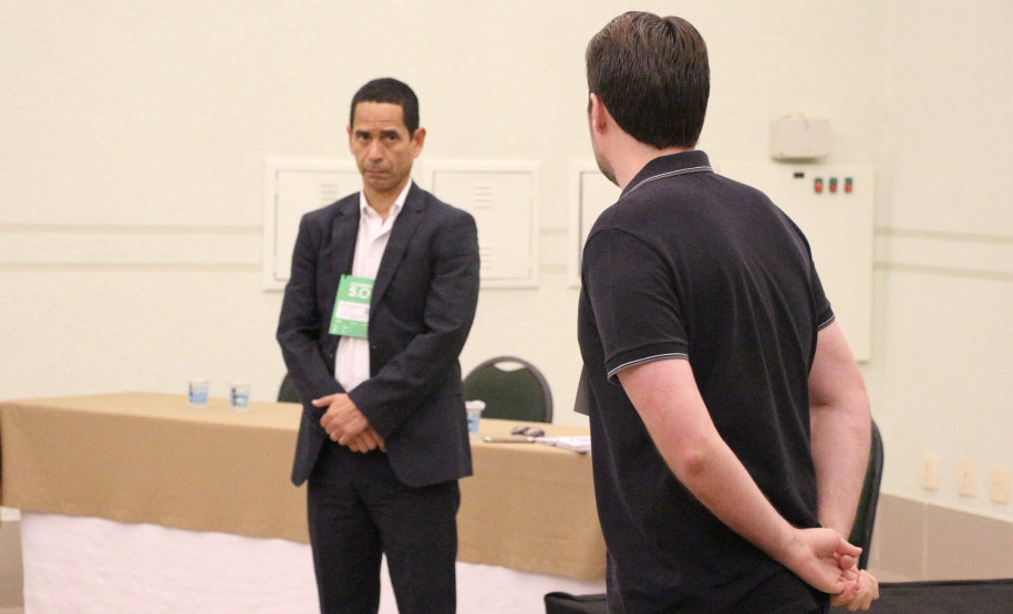Foz do Iguaçu, 01 de Novembro de 2019. Governo 5.0. Foto: Secretario de Segurança Publica do Estado do Parana Cel Marinho e Prefeito de Missal Eduardo Staudt.