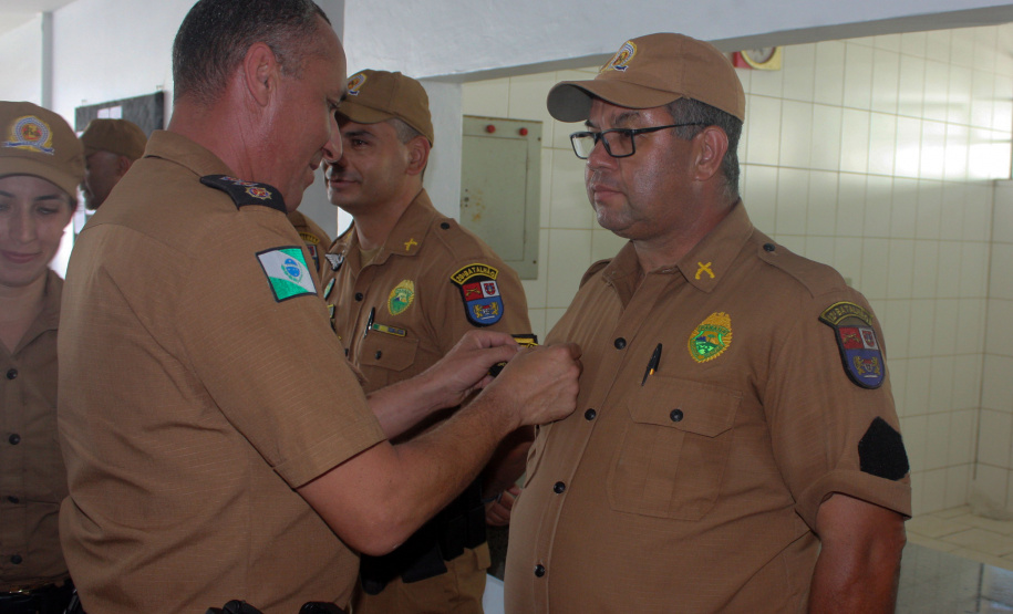 Matinhos, 07 de janeiro de 2019. Operação Verão Paraná 2018/2019 - Entrega de divisas 9 BPM