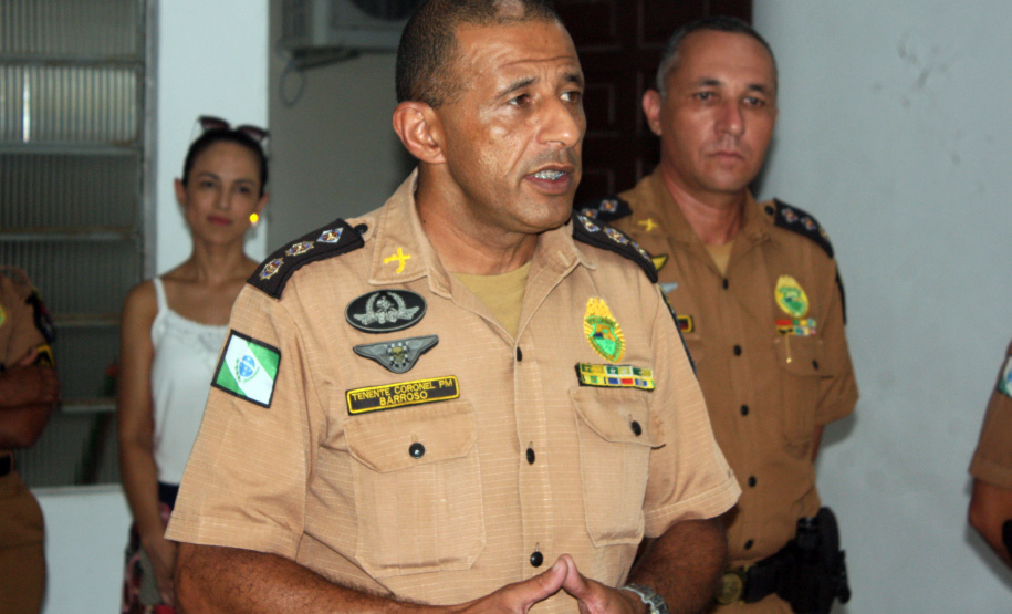 Matinhos, 07 de janeiro de 2019. Operação Verão Paraná 2018/2019 - Entrega de divisas 9 BPM