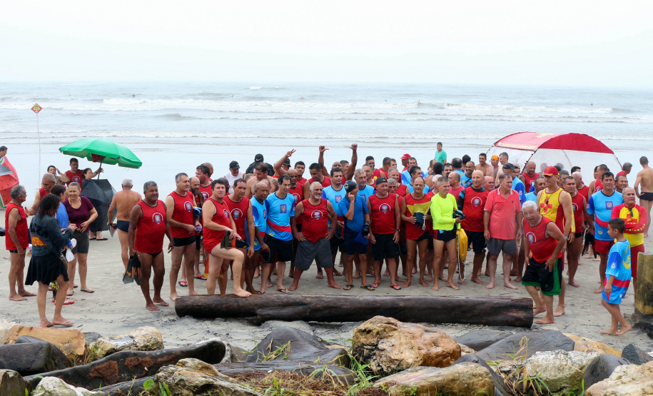 Guaratuba, 05 de janeiro de 2019. Operação Verão Paraná 2018/2019 - 19ª Travessia dos Guarda-Vidas Veteranos