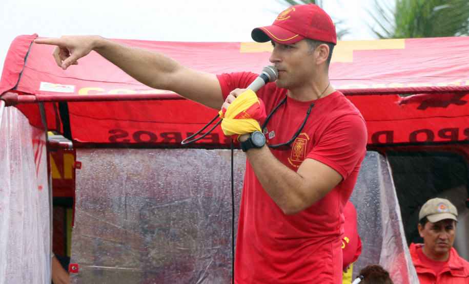 Guaratuba, 05 de janeiro de 2019. Operação Verão Paraná 2018/2019 - 19ª Travessia dos Guarda-Vidas Veteranos