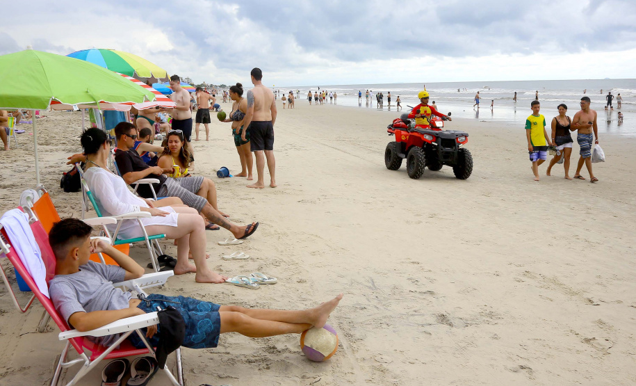 Operação verão, Matinhos. Foto:Jaelson Lucas / ANPr