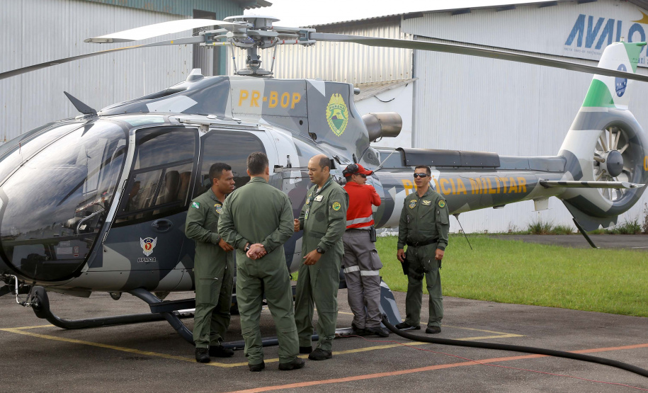 Governo do Paraná envia helicóptero do Batalhão de Operações Aéreas (BPMOA)  para auxiliar nas buscas de pessoas desaparecidas em Brumadinho  -  Curitiba, 03/02/2019  -  Foto: Jaelson Lucas/ANPr