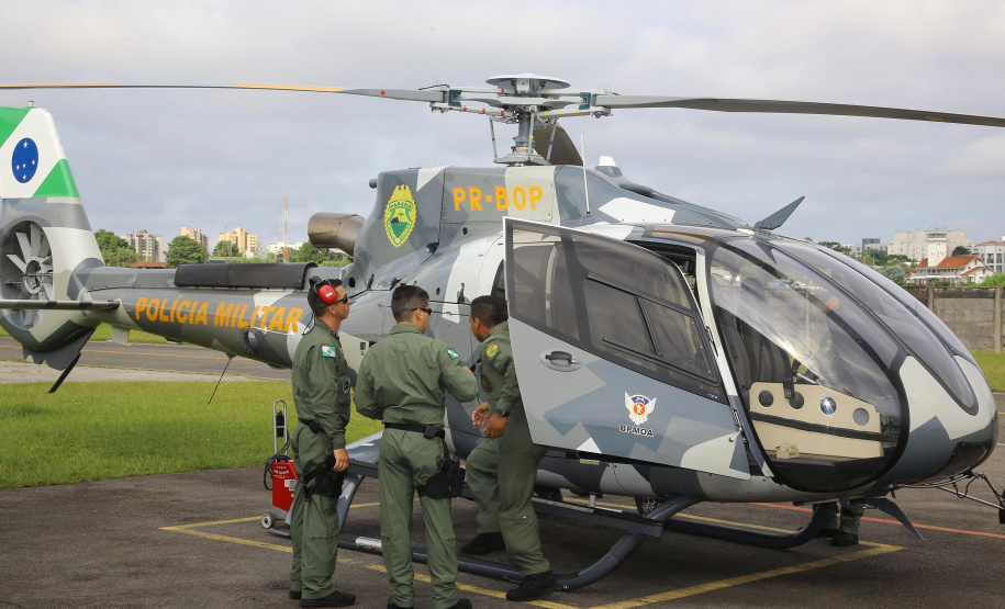 Governo do Paraná envia helicóptero do Batalhão de Operações Aéreas (BPMOA)  para auxiliar nas buscas de pessoas desaparecidas em Brumadinho  -  Curitiba, 03/02/2019  -  Foto: Jaelson Lucas/ANPr