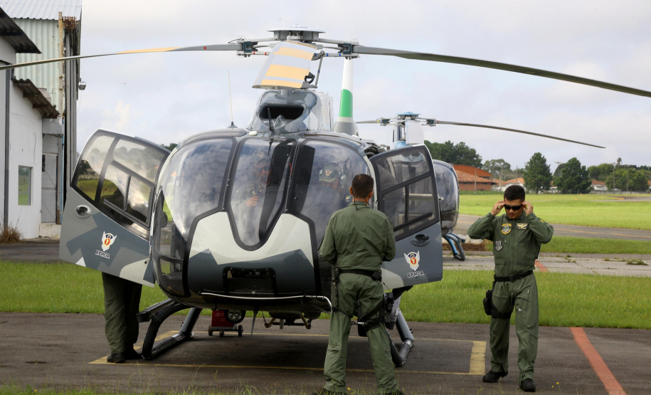 Governo do Paraná envia helicóptero do Batalhão de Operações Aéreas (BPMOA)  para auxiliar nas buscas de pessoas desaparecidas em Brumadinho  -  Curitiba, 03/02/2019  -  Foto: Jaelson Lucas/ANPr