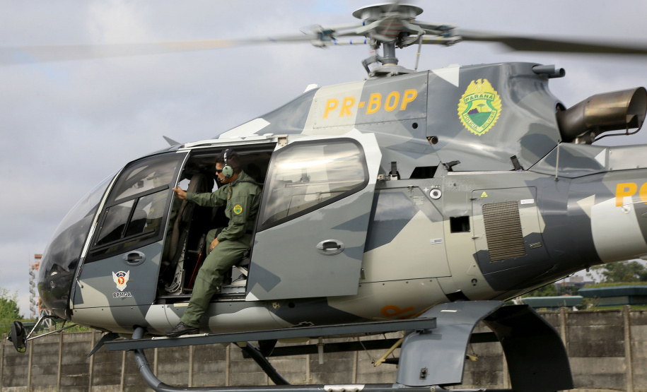 Governo do Paraná envia helicóptero do Batalhão de Operações Aéreas (BPMOA)  para auxiliar nas buscas de pessoas desaparecidas em Brumadinho  -  Curitiba, 03/02/2019  -  Foto: Jaelson Lucas/ANPr