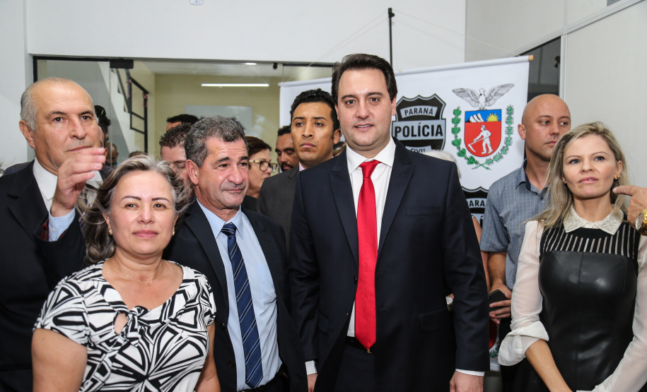 O governador Carlos Massa Ratinho Junior inaugura nesta terça-feira (19), a nova sede da Delegacia da Mulher e do Adolescente de São José dos Pinhais, na Região Metropolitana de Curitiba.  Curitiba, 19/02/2019 -  Foto: Geraldo Bubniak/ANPr