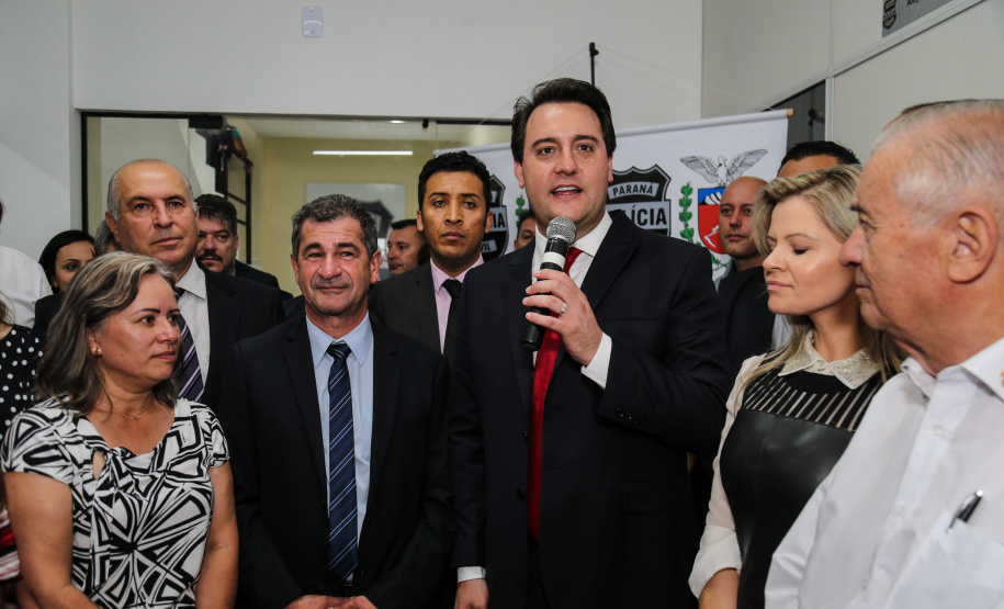O governador Carlos Massa Ratinho Junior inaugura nesta terça-feira (19), a nova sede da Delegacia da Mulher e do Adolescente de São José dos Pinhais, na Região Metropolitana de Curitiba.  Curitiba, 19/02/2019 -  Foto: Geraldo Bubniak/ANPr