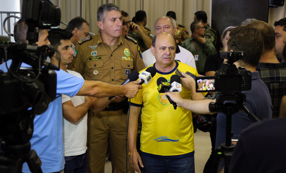 Matinhos, 22 de fevereiro de 2019. Operação Verão 2018/2019 - Operação Verão 2018/2019 - Coletiva de Imprensa - Balanço Geral dos Dois Meses de Operação Verão