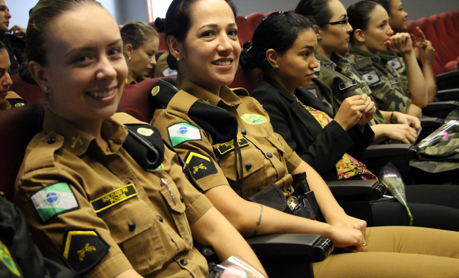 Curitiba, 26 de fevereiro de 2019. Homenagem as policiais militares pelo dia internacional da mulher