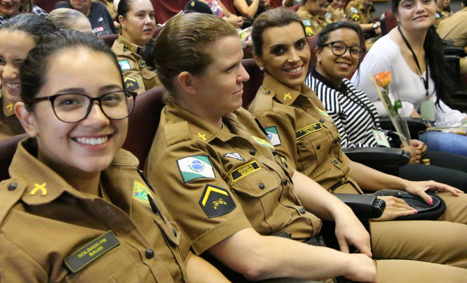 Curitiba, 26 de fevereiro de 2019. Homenagem as policiais militares pelo dia internacional da mulher