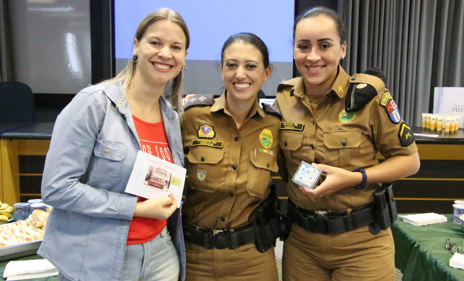 Curitiba, 26 de fevereiro de 2019. Homenagem as policiais militares pelo dia internacional da mulher
