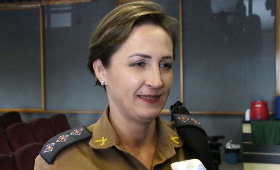 Curitiba, 26 de fevereiro de 2019. Homenagem as policiais militares pelo dia internacional da mulher