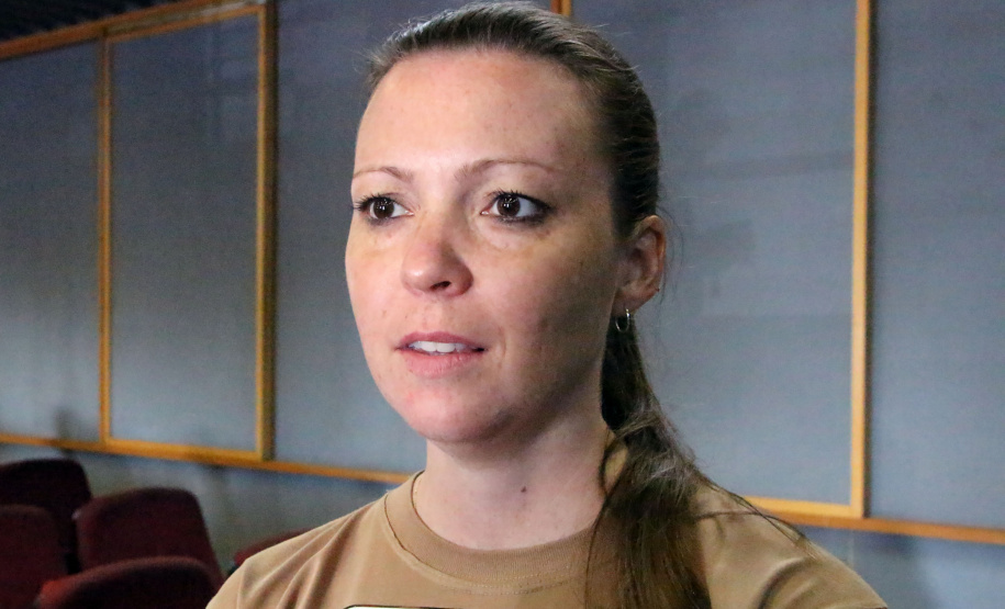 Curitiba, 26 de fevereiro de 2019. Homenagem as policiais militares pelo dia internacional da mulher