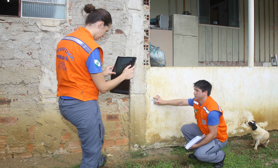 A Coordenadoria Estadual de Proteção e Defesa Civil realiza simulado de abandono com comunidade em área de risco de Morretes, no Litoral do Paraná.  -  Morretes, 16/03/2019  -  Foto: Jaelson Lucas/ANPr